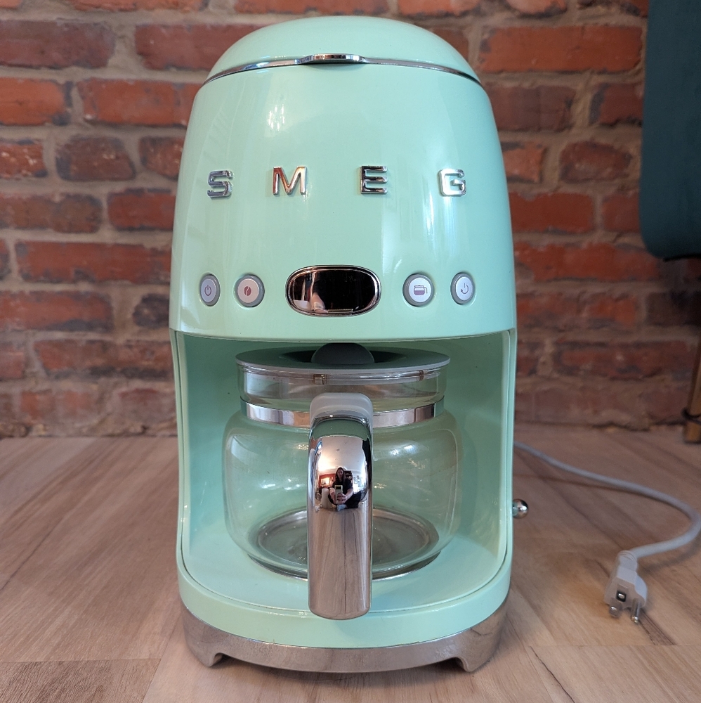 No Offers - 50's retro green SMEG drip coffee maker